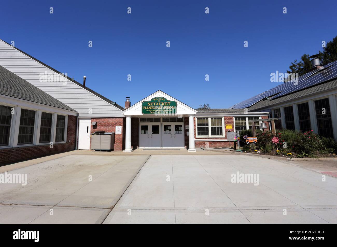 Setauket Grundschule Long Island New York Stockfoto