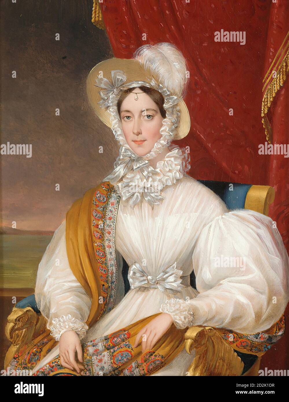 Ender Johann Nepomuk - Kaiserin Maria Anna von Österreich - Österreichische Schule - 19. Jahrhundert Stockfoto