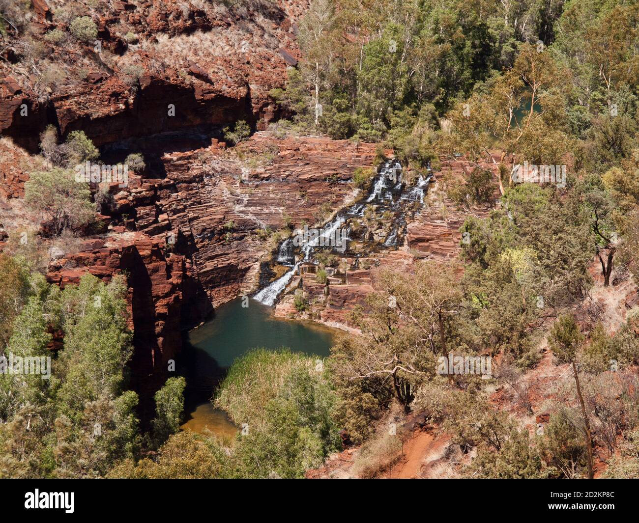 Fortescue Falls, Dales Gorge, Karijini National Park, Western Australia Stockfoto