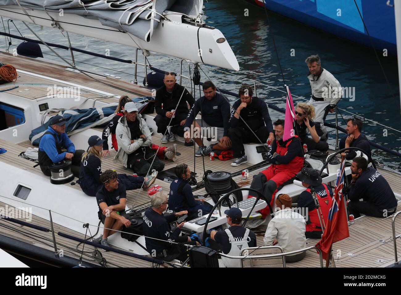 22e Voiles de Saint Tropez, Frankreich - Du 27-09-2020 au 09-10-2020 ( Okt 06, Port de Saint Tropez - Ocean Challenge Yacht Club Stockfoto