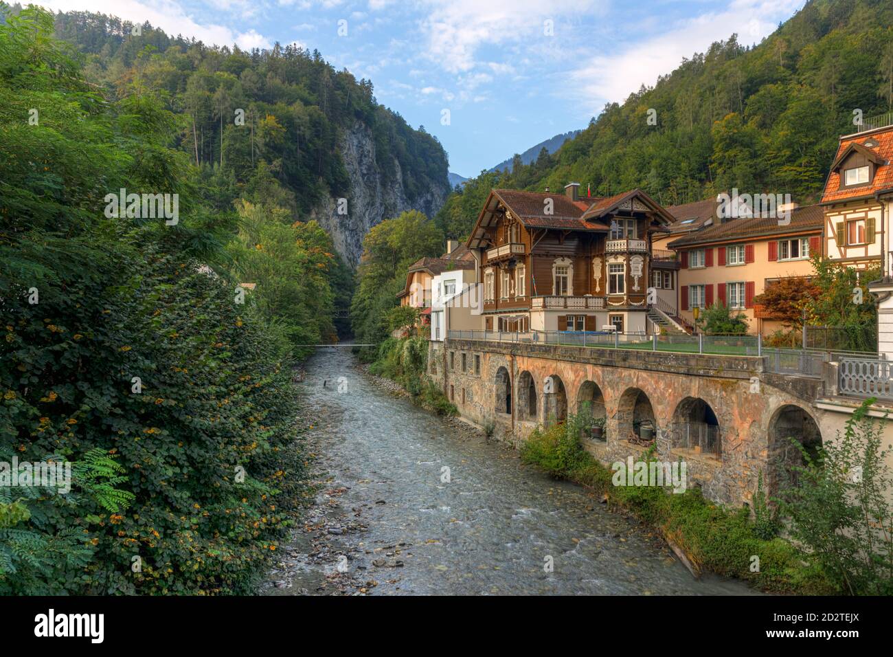 Bad Ragaz, St. Gallen, Schweiz, Europa Stockfoto