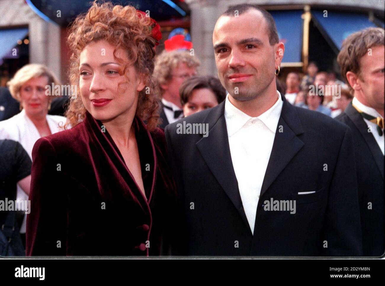 Die Schauspielerin Alex Kingston [derzeit in er) kommt zur BAFTA TV-Preisverleihung im Prince of Wales Theater am Leicester Square. Stockfoto