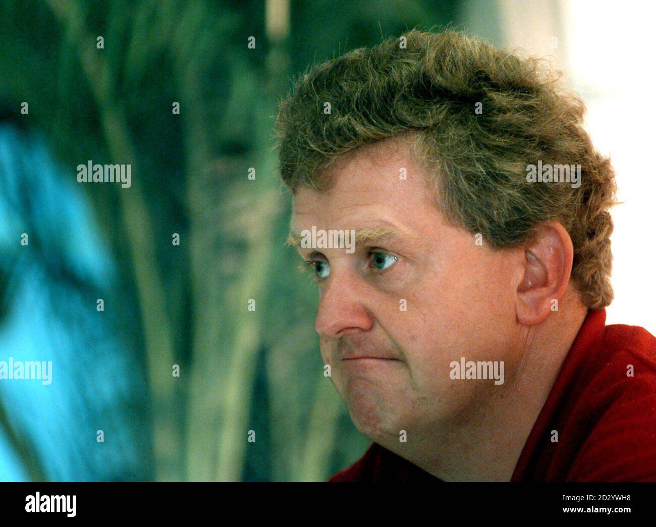 Der schottische Colin Montgomerie spricht heute Morgen (Mittwoch) während einer Pressekonferenz. Er sprach über sein Vertrauen für die bevorstehende Open Championship in Royal Birkdale, die morgen beginnt. Foto von Adam Butler/PA Stockfoto