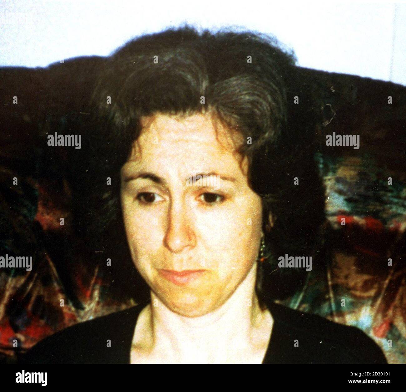 Sammeln Sie ein Bild, das heute von der Devon & Cornwall Police von Linda Bryant, 41, ausgestellt wurde, die etwa eine Meile von ihrem Haus im Weiler Ruan High Lanes auf der Roseland Peninsula in Cornwall, wenige Meilen südlich von Truro, erstochen gefunden wurde. Siehe PA Story POLIZEIFRAU. PA-Fotos Stockfoto