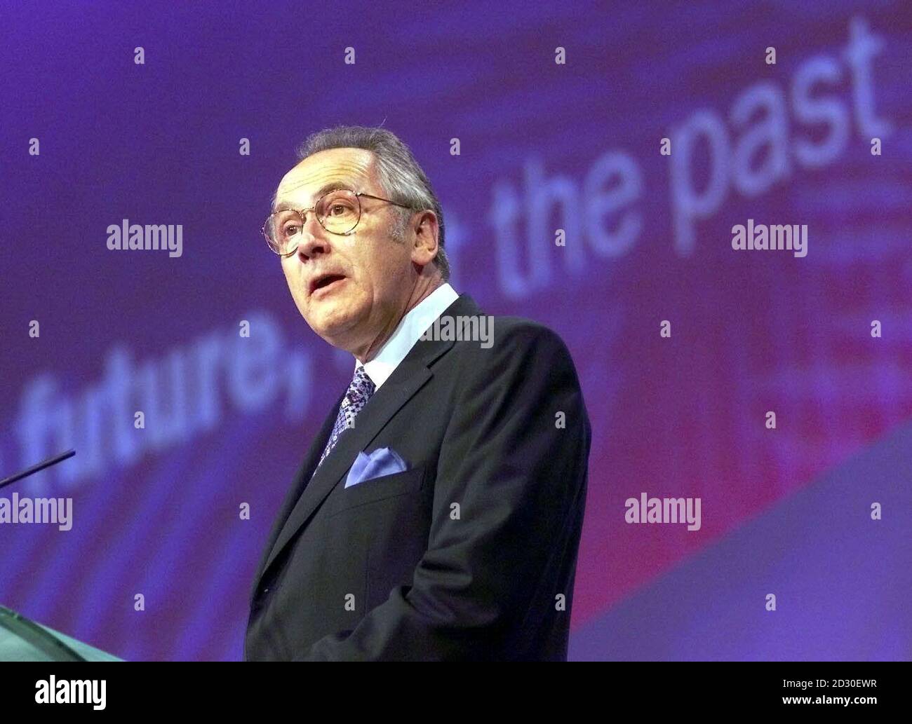 Bücherei Filer vom 10/99 Kabinettsminister Jack Cunningham vor der Labour Party Konferenz in Bourenmouth. Stockfoto