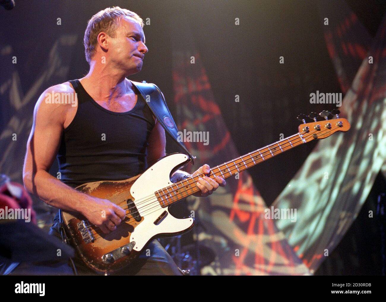 Musiker Sting tritt in der Royal Albert Hall auf. Stockfoto