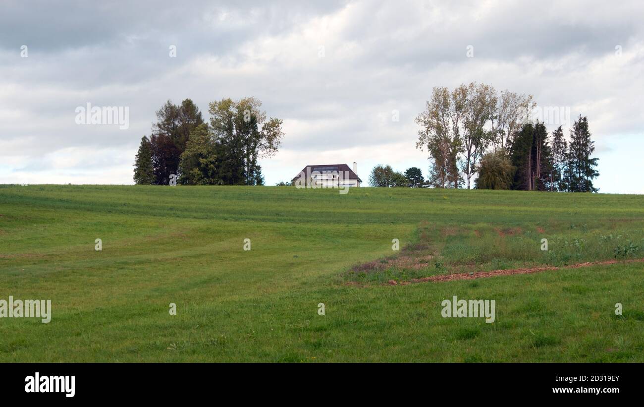 Ruhige Herbststimmung auf dem Land Stockfoto