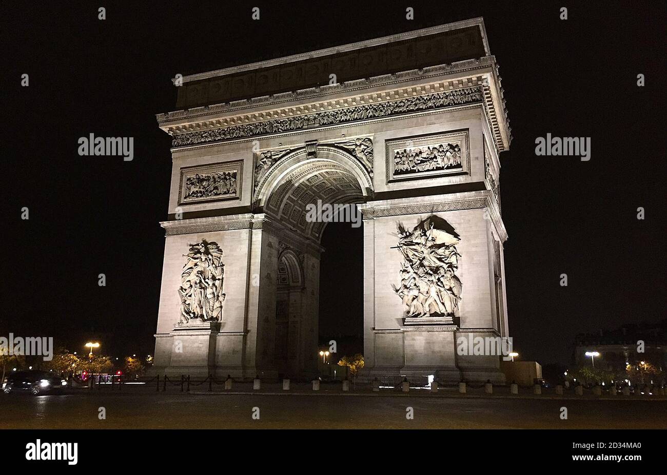 Eine allgemeine Ansicht des Triumphbogens in Paris, Frankreich. DRÜCKEN Sie VERBANDSFOTO. Bilddatum: Mittwoch, 22. November 2017. l. Bildnachweis sollte lauten: Ronnie Esplins/PA Wire Stockfoto