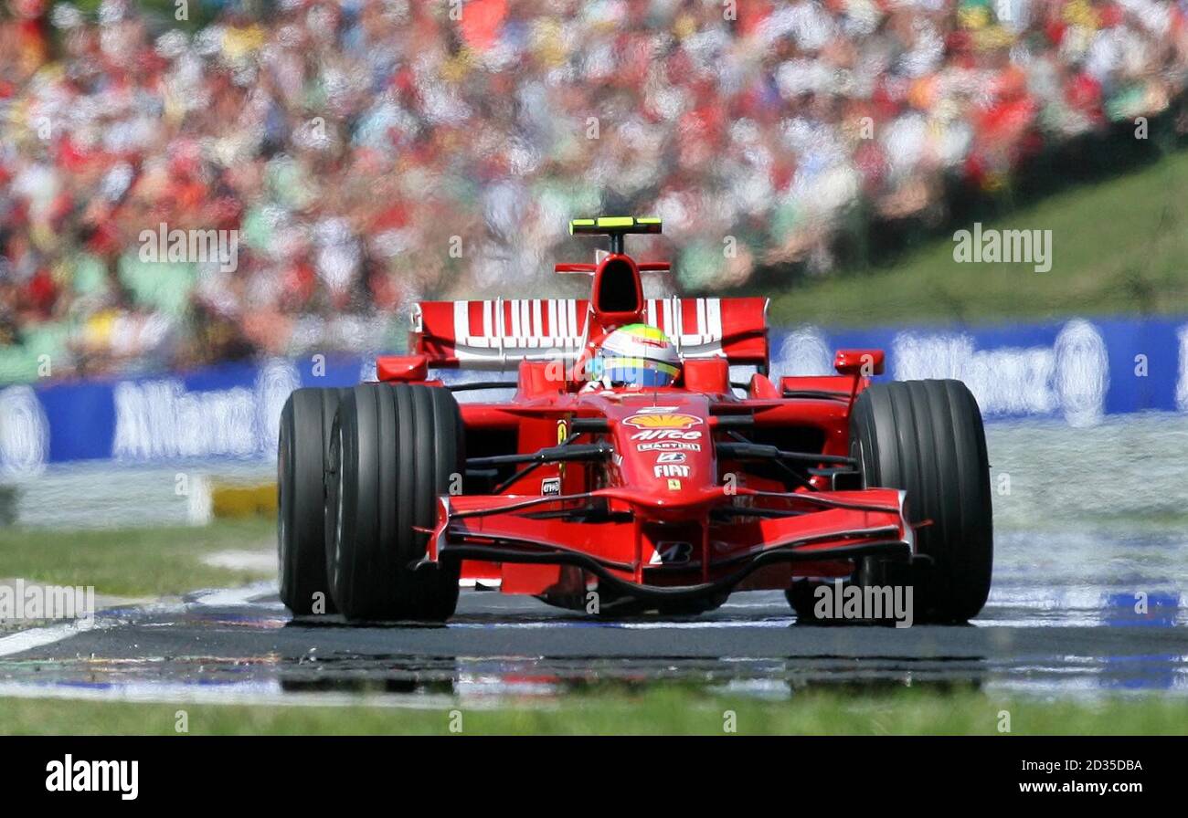 Brasiliens Felipe Massa beim Großen Preis von Ungarn auf dem Hungaroring, Budapest, Ungarn. Stockfoto