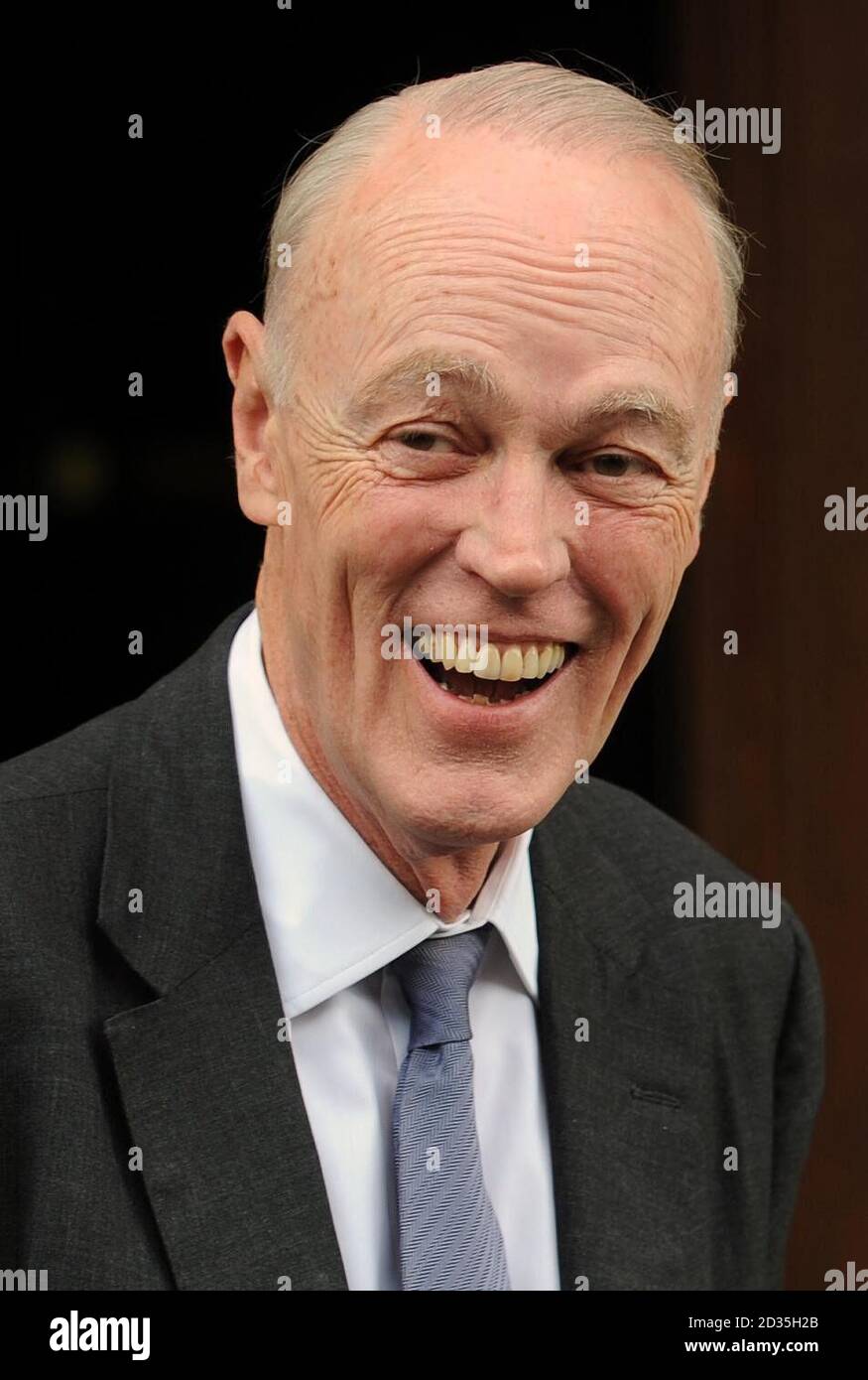 Kandidat für den Unterhaus-Sprecher Richard Shepherd vor der heutigen Abstimmung außerhalb des Unterhauses. Stockfoto