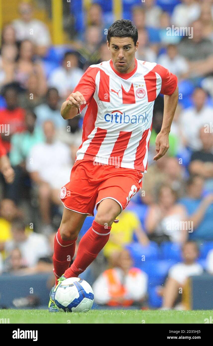 Oscar Gonzalez Von Olympiakos Stockfoto