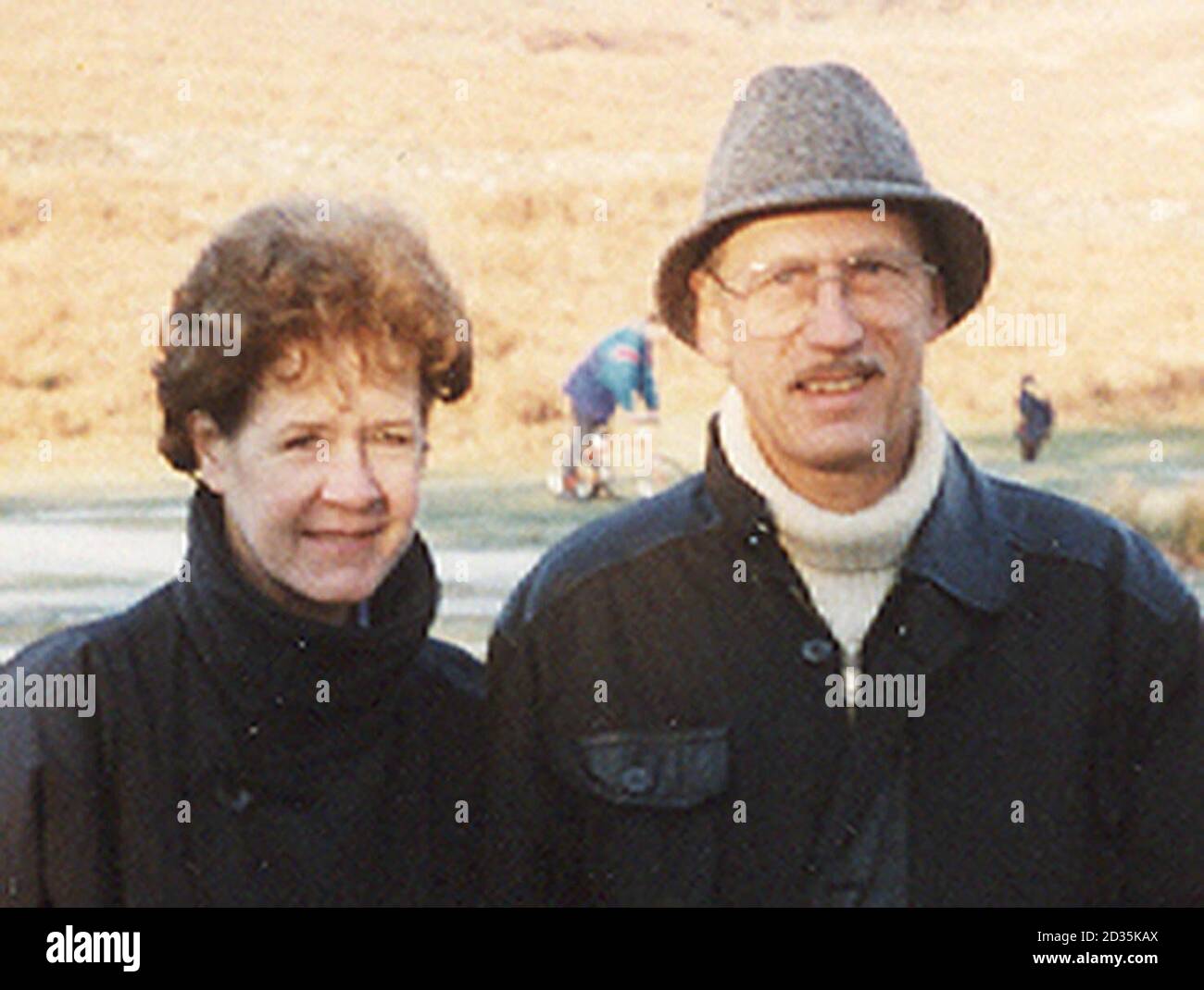 Undated Leicestershire Police of Paul and Doreen Tomlinson, 66 and 64, from Glen Parva, Leicester, who were toughted when a Truck treffer their car on the M1 in October 2008. John Leadenham, 75, der den LKW fuhr, wurde heute wegen zwei Anklagepunkten wegen Todesursachen durch gefährliches Fahren am Leicester Crown Court verurteilt. Stockfoto