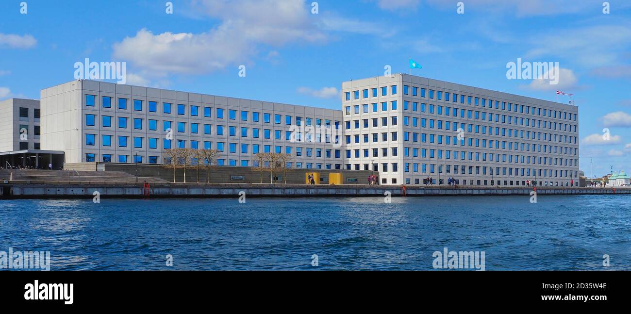 Moderne Architektur am Kopenhagener Ufer Stockfoto