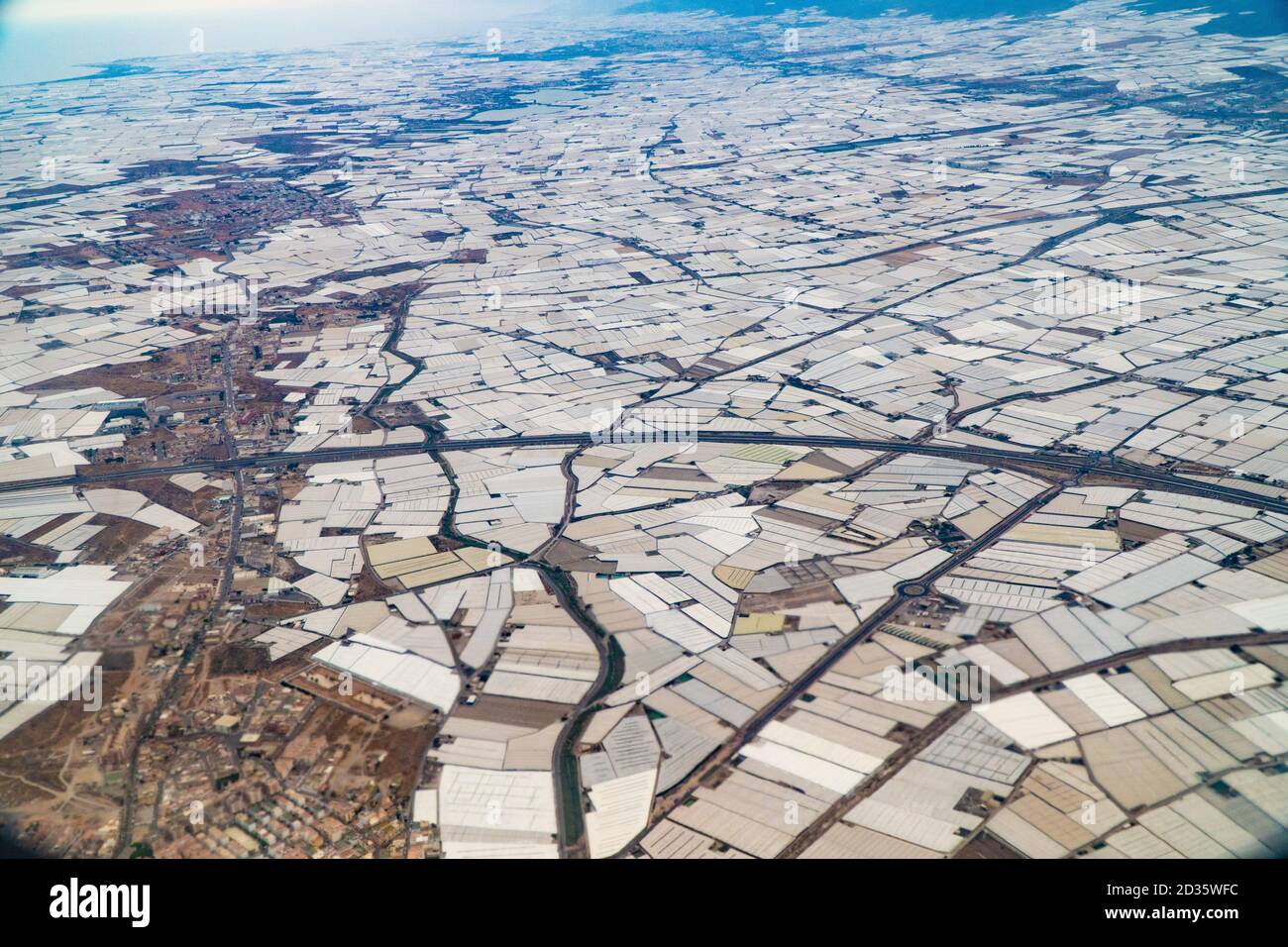 Luftaufnahmen von Almeria, Andalusien, Spanien, Europa Stockfoto