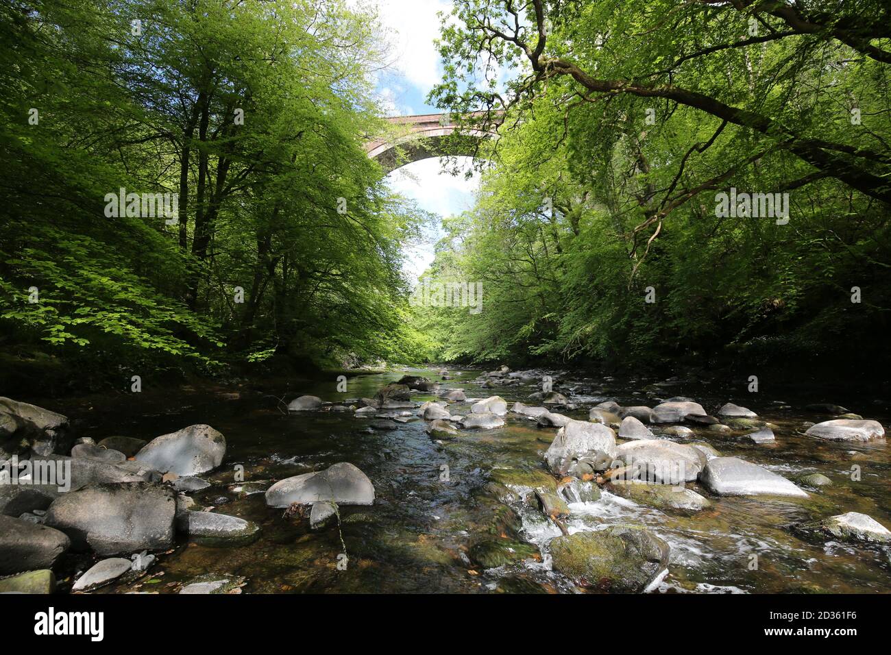 Ballochmyle, Ayrshire, 20. Mai 2019 Ballochmyle & Bridge das