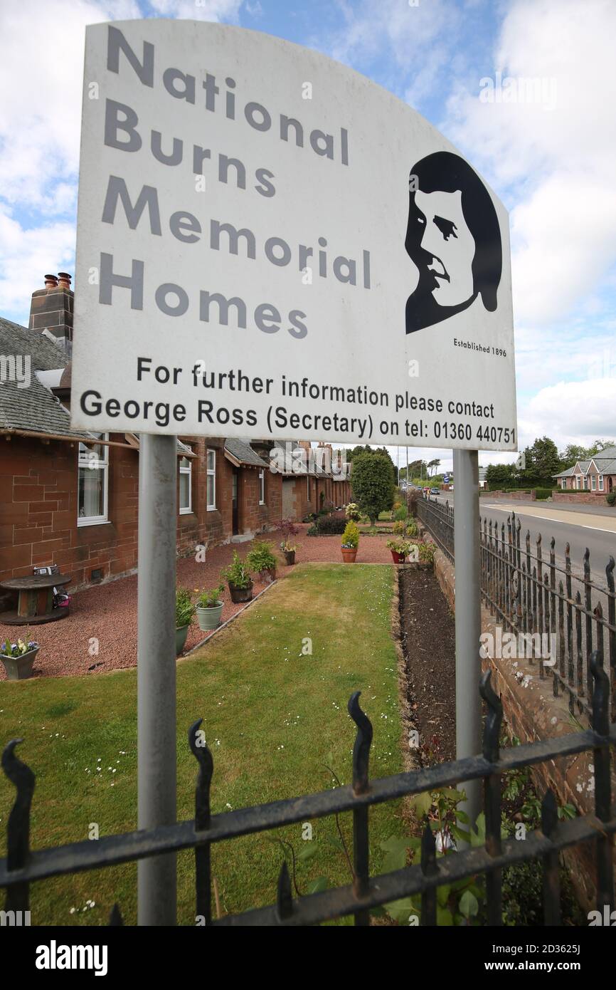 Mauchline, Ayrshire, Schottland , Großbritannien 20 May 2019 National Burns Monument Stockfoto