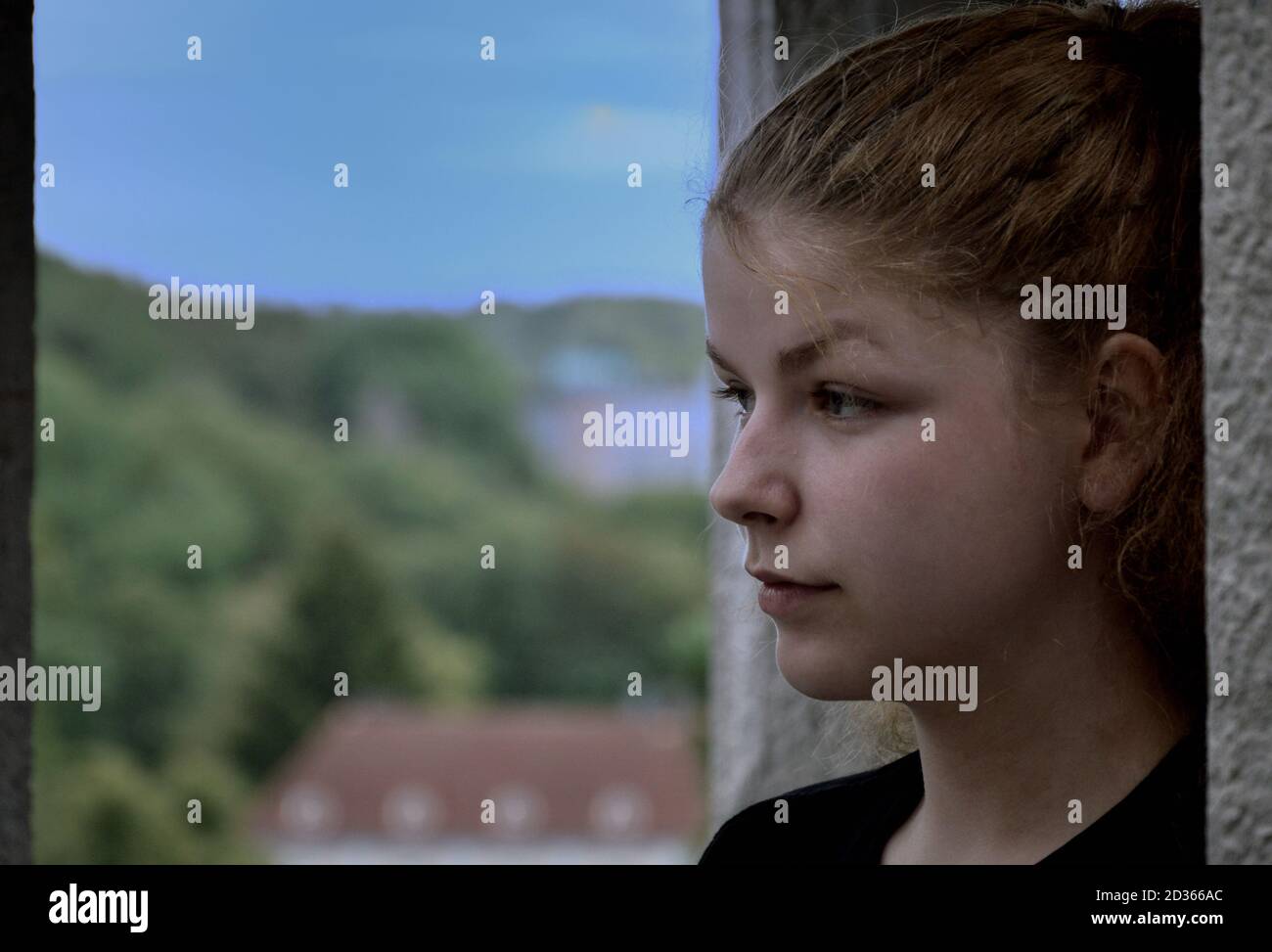 Porträt eines Mädchens Stockfoto