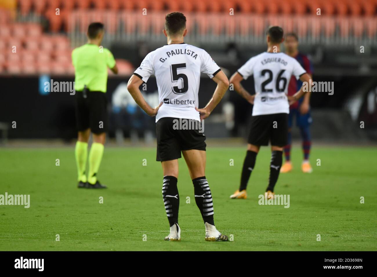 Valencia, Spanien. September 2020. Gabriel Paulista von Valencia CF Credit: Pro Shots/Alamy Live News Stockfoto