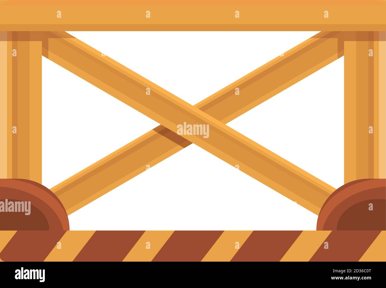 Symbol für den Wagenheber. Cartoon von Auto Lift Vektor-Symbol für Web-Design isoliert auf weißem Hintergrund Stock Vektor