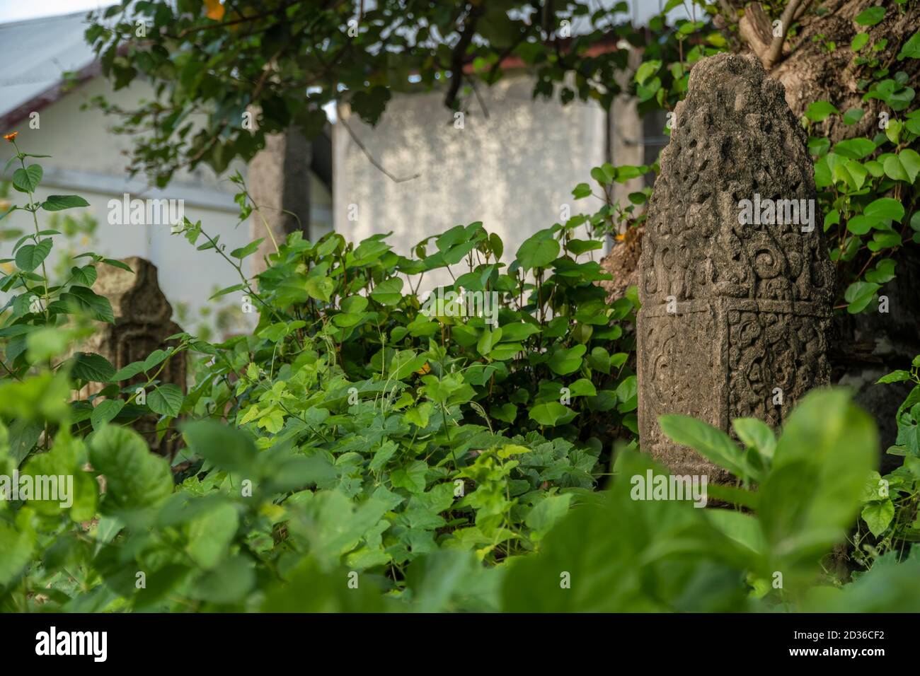 Islamische historische Gräber des Sultan Mu'min Syah Komplexes in Gampong Pande oder Kings Gampong Pande (Raja-raja Gampong Pande) in Banda Aceh, Indonesien Stockfoto
