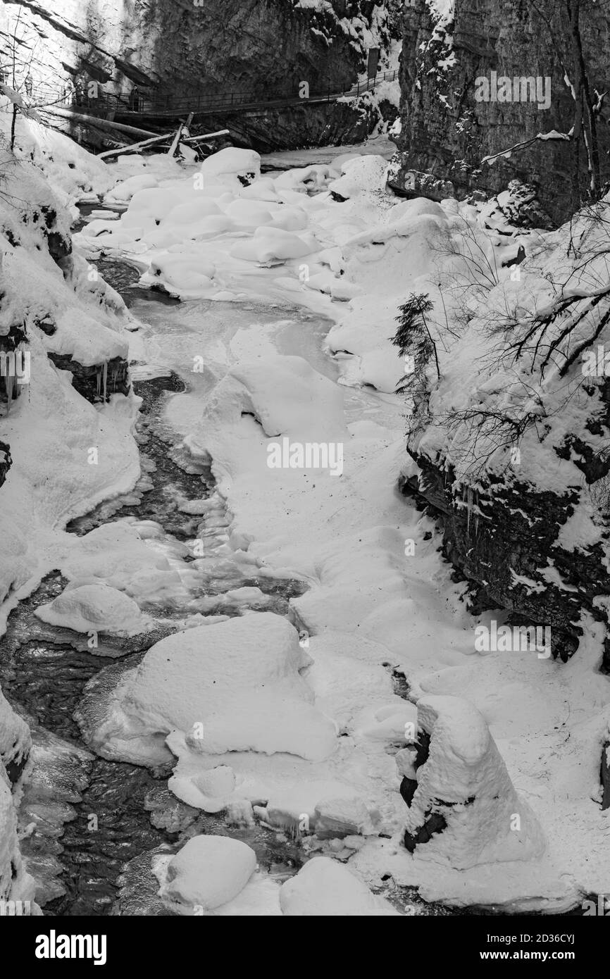 Breitachklamm, Oberstdorf, Allgäu Stockfoto