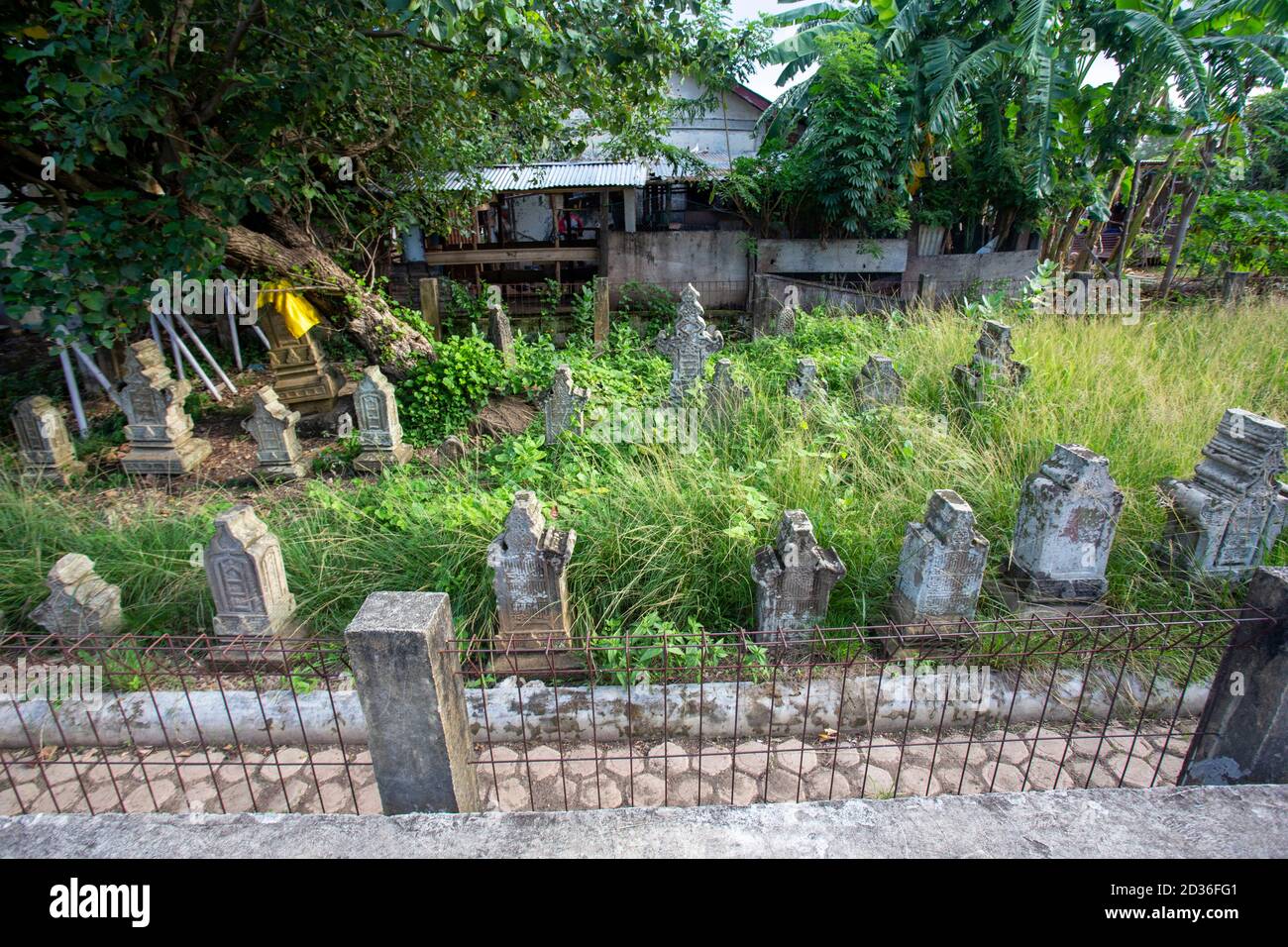 Islamische historische Gräber des Sultan Mu'min Syah Komplexes in Gampong Pande oder Kings Gampong Pande (Raja-raja Gampong Pande) in Banda Aceh, Indonesien Stockfoto
