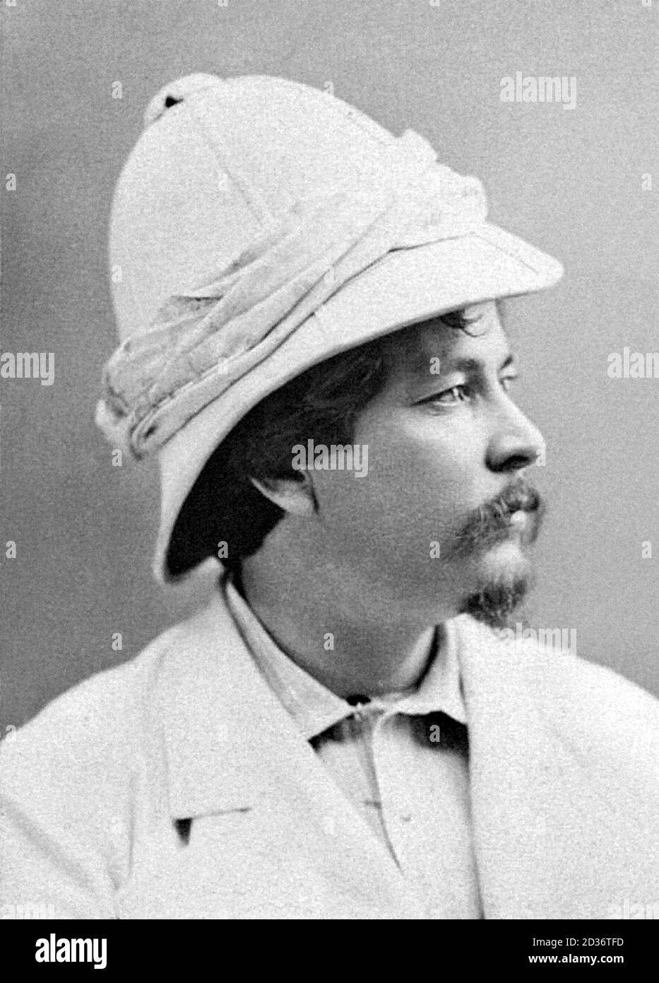 Henry Morton Stanley Porträt des walisisch-amerikanischen Entdeckers Sir Henry Morton Stanley (1841-1904), um 1872 Stockfoto