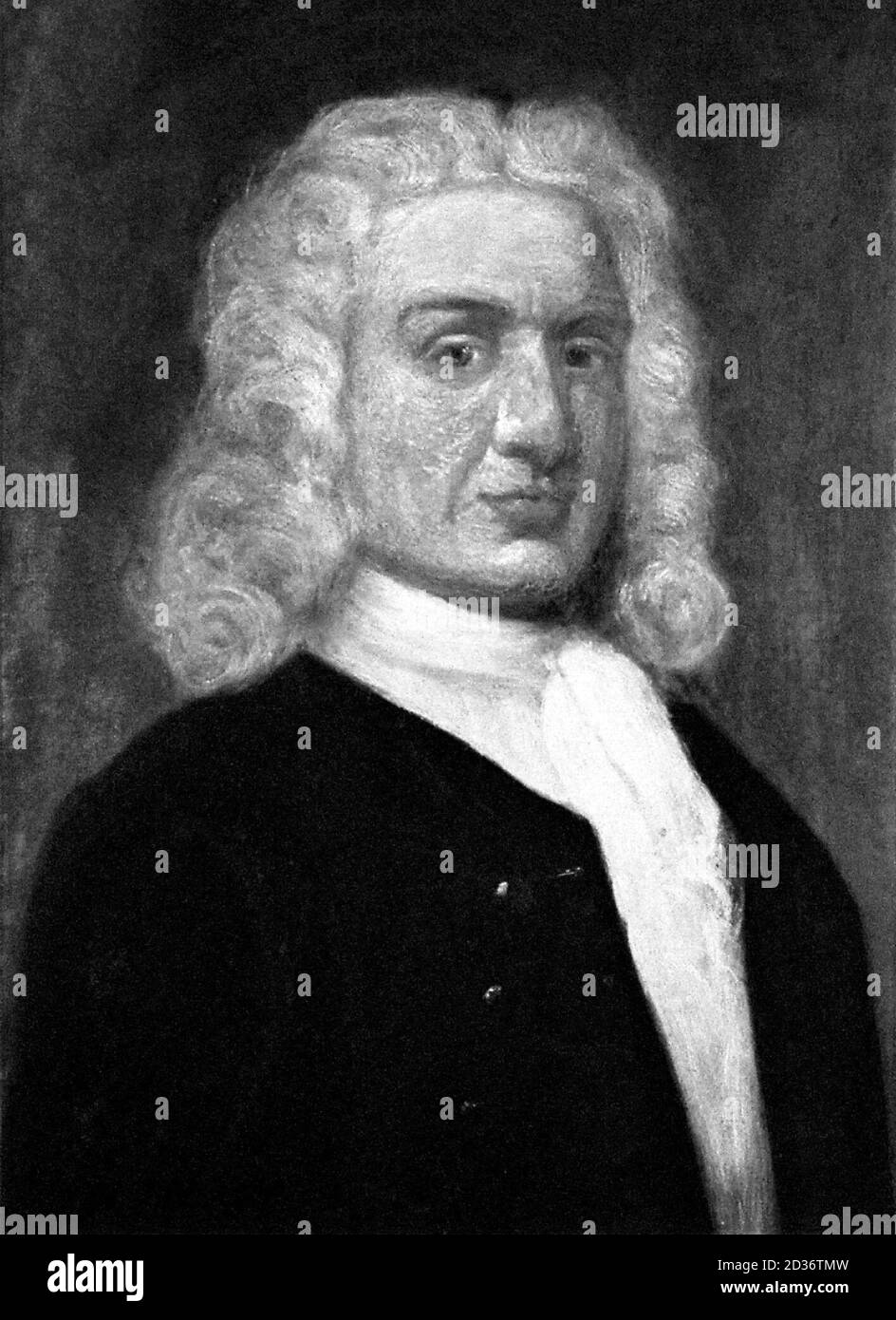 William Kidd, auch bekannt als Captain William Kidd oder einfach Captain Kidd (c. 1655-1701), Porträt des 18. Jahrhunderts von Sir James Thornhill. Stockfoto