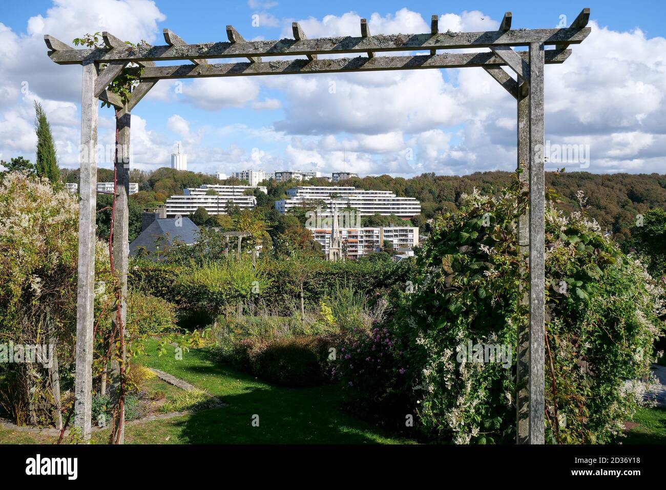 Poets Garden, Sainte-Adresse, seine-Maritime, Normandie Region, Frankreich Stockfoto