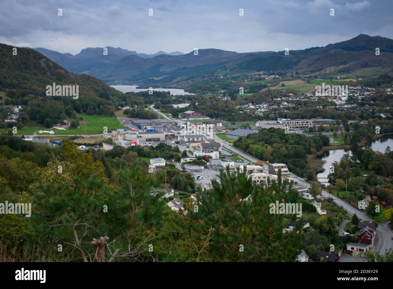 Norwegen Fischerdorf von Stavanger - Tau Norwegen Stockfoto