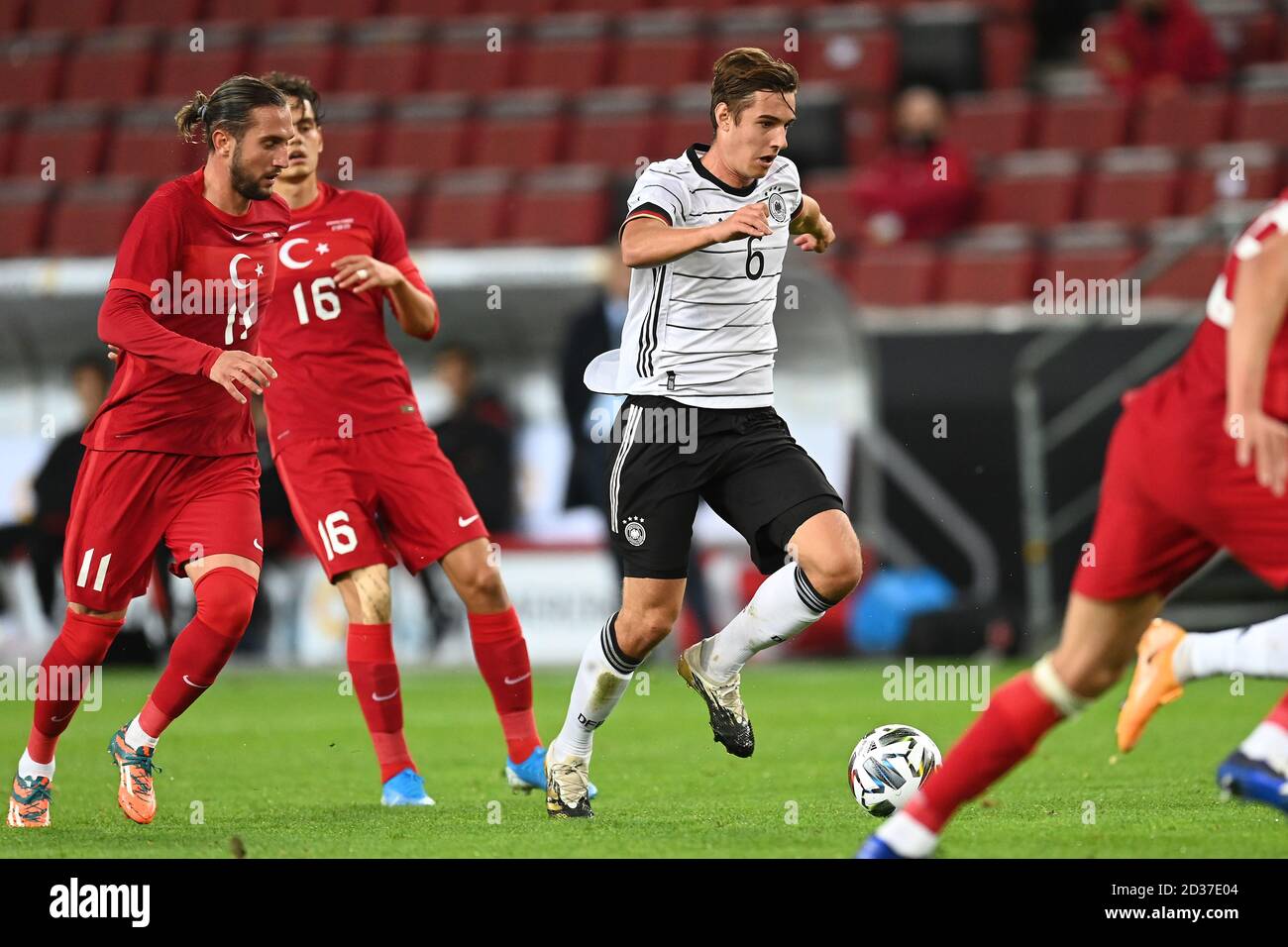 Köln, Deutschland. Oktober 2020. Florian Neuhaus (Deutschland). GES./Fussball/Testspiel: Deutschland - Tuerkei, 07.10.2020 Fußball: Testmatch: Deutschland gegen Türkei Köln, 7. Oktober 2020 Quelle: dpa/Alamy Live News Stockfoto