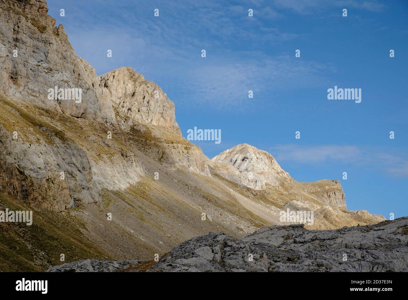 Mesa de los Tres Reyes, 2448 U-Bahnen, Parque natural de los Valles Occidentales, Huesca, cordillera de los pirineos, Spanien, Europa Stockfoto