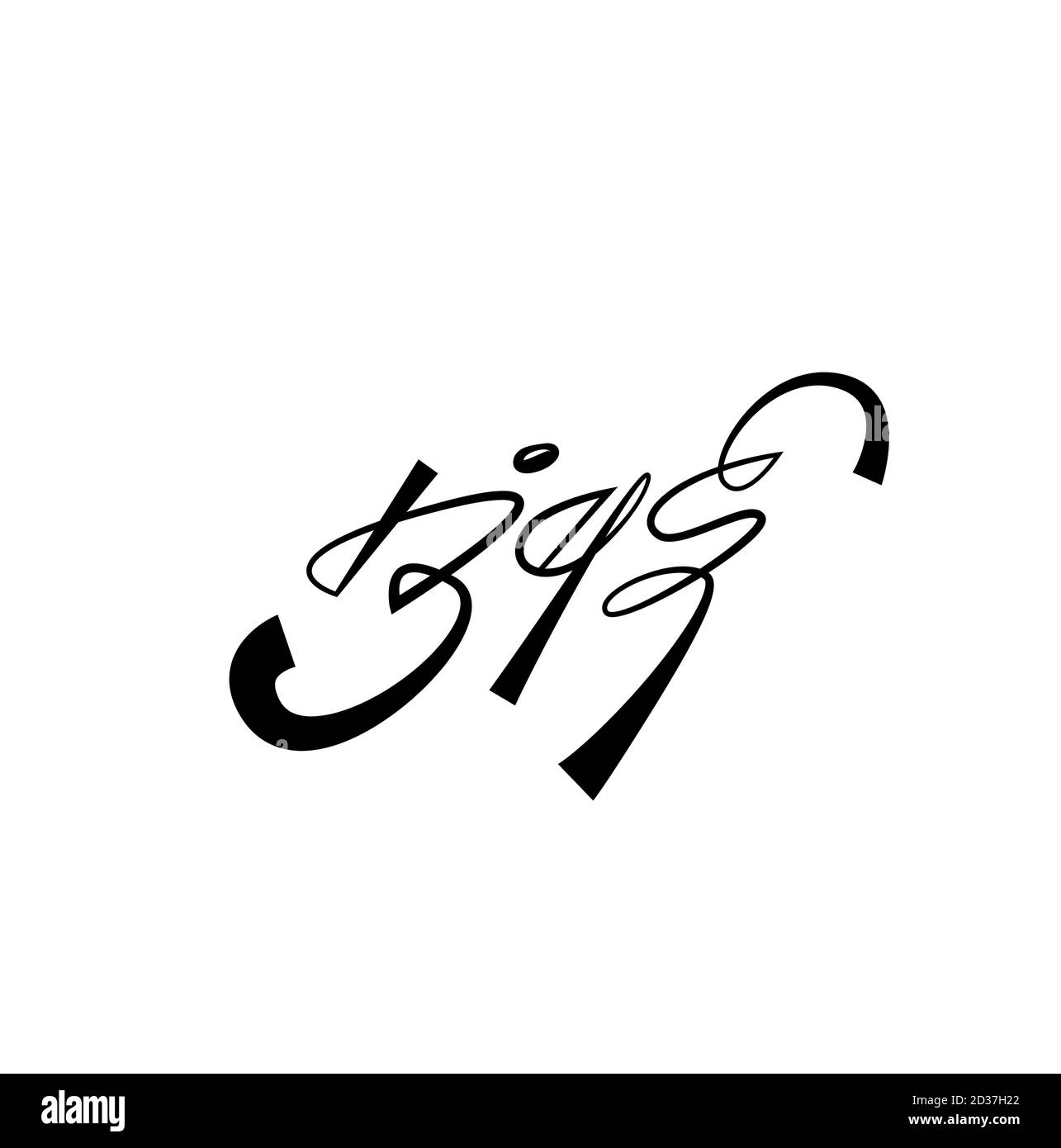 Mumbai hat in Devanagari Kalligraphie geschrieben Stock Vektor