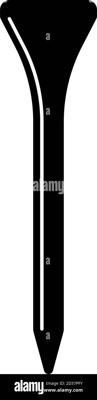 Golf-T-Shirt für Abschlag in Vektor Stock Vektor