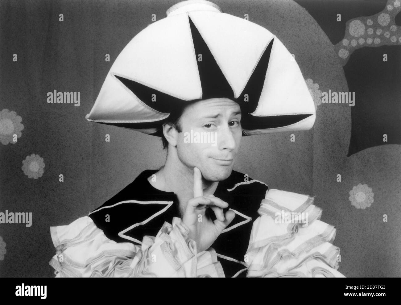 Peter Slutsker, Head and Shoulders Portrait während der Theaterproduktion von 'Stardust', Anfang der 1990er Jahre Stockfoto