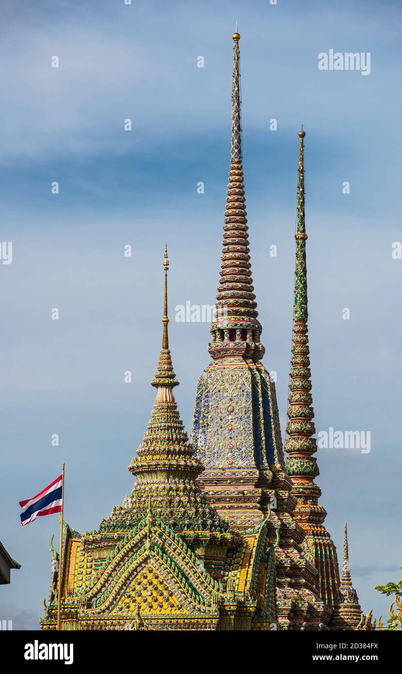 Der Tempel Wat Phra Si Rattana Satsadaram am Großen palace Stockfoto