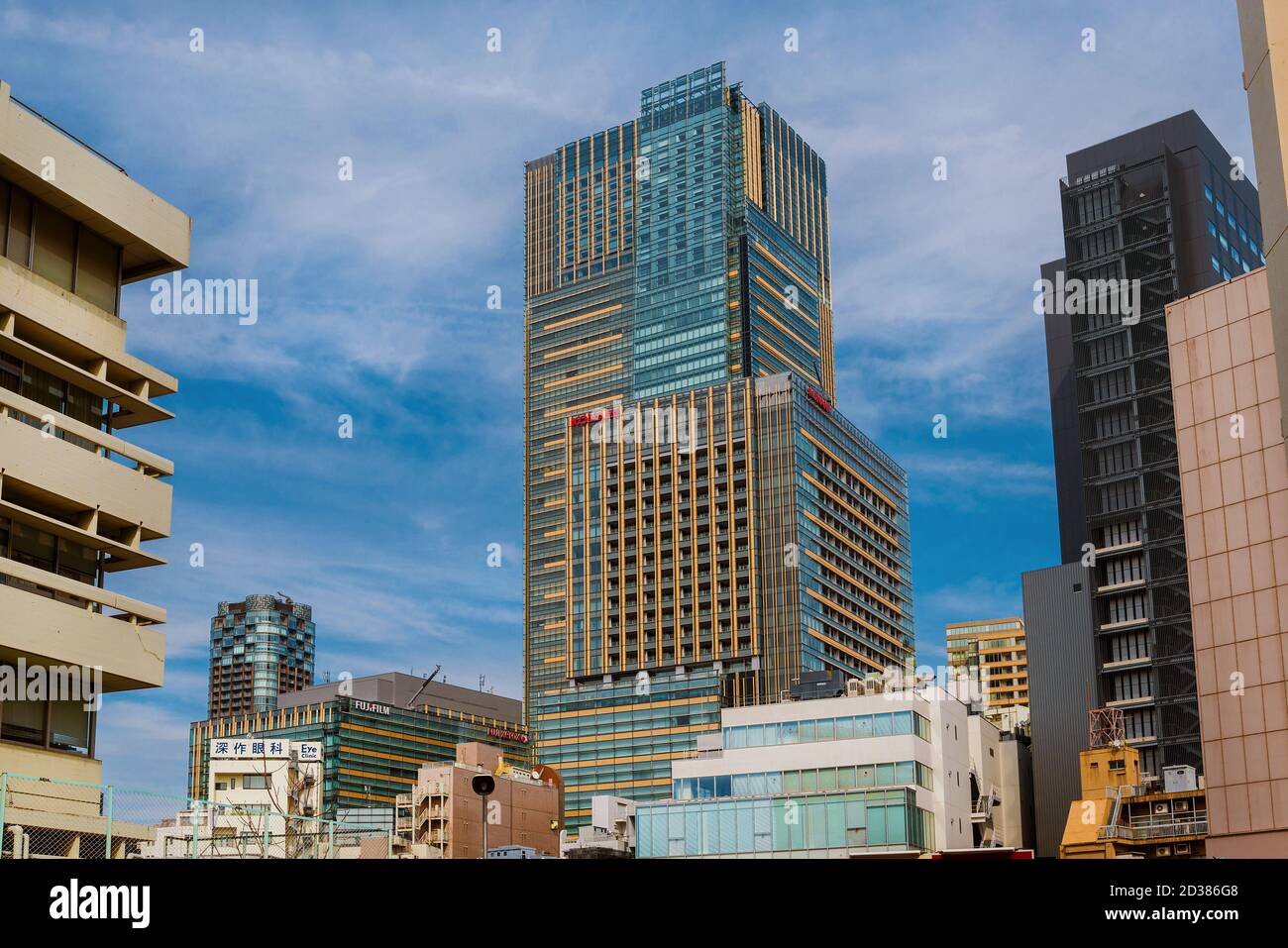 Blick auf den Tokyo Midtown Komplex im Roppongi Viertel Stockfoto