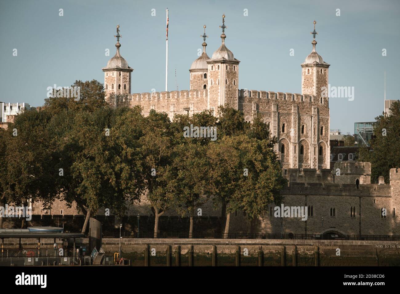 Wunderschöne Aussicht auf den Tower of London in Großbritannien Stockfoto