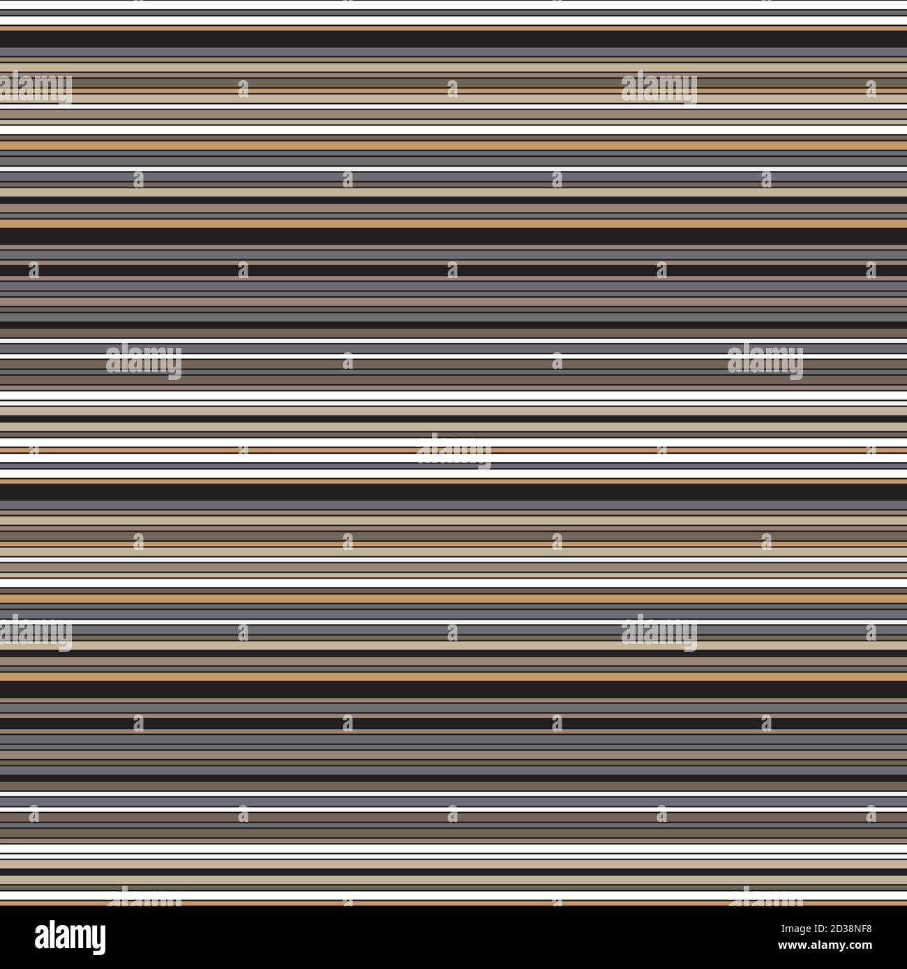 Nahtloses Muster mit horizontalen farbigen Linien Stock Vektor