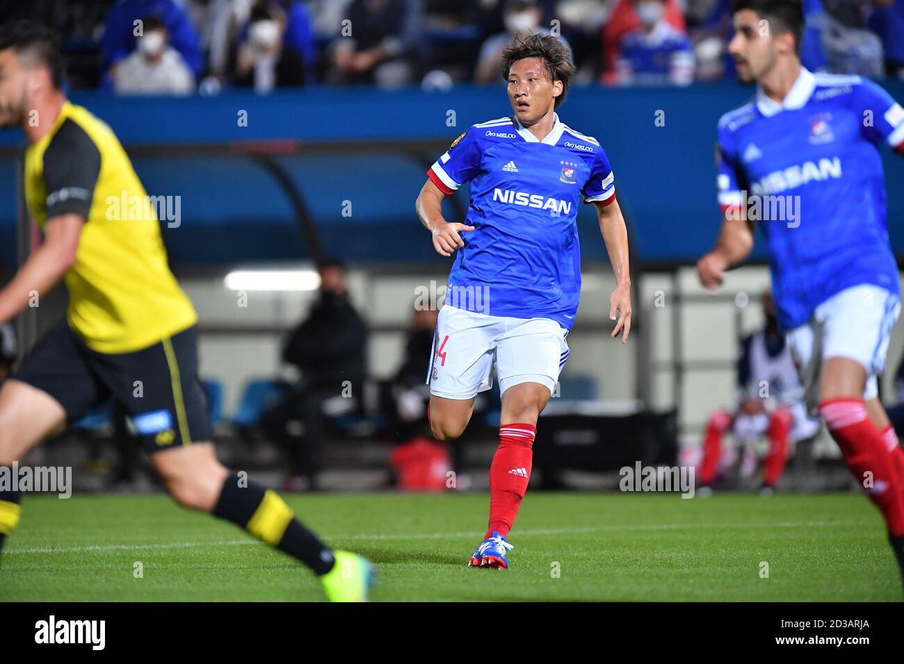 Shinnosuke Hatanaka von Yokohama F. Marinos während des J. League YBC Levain Cup Halbfinalspiel zwischen Yokohama F. Marinos 0-1 Kashiwa Reysol im NHK Spring Mitsuzawa Football Stadium am 7. Oktober 2020 in Yokohama, Kanagawa, Japan. Quelle: AFLO/Alamy Live News Stockfoto