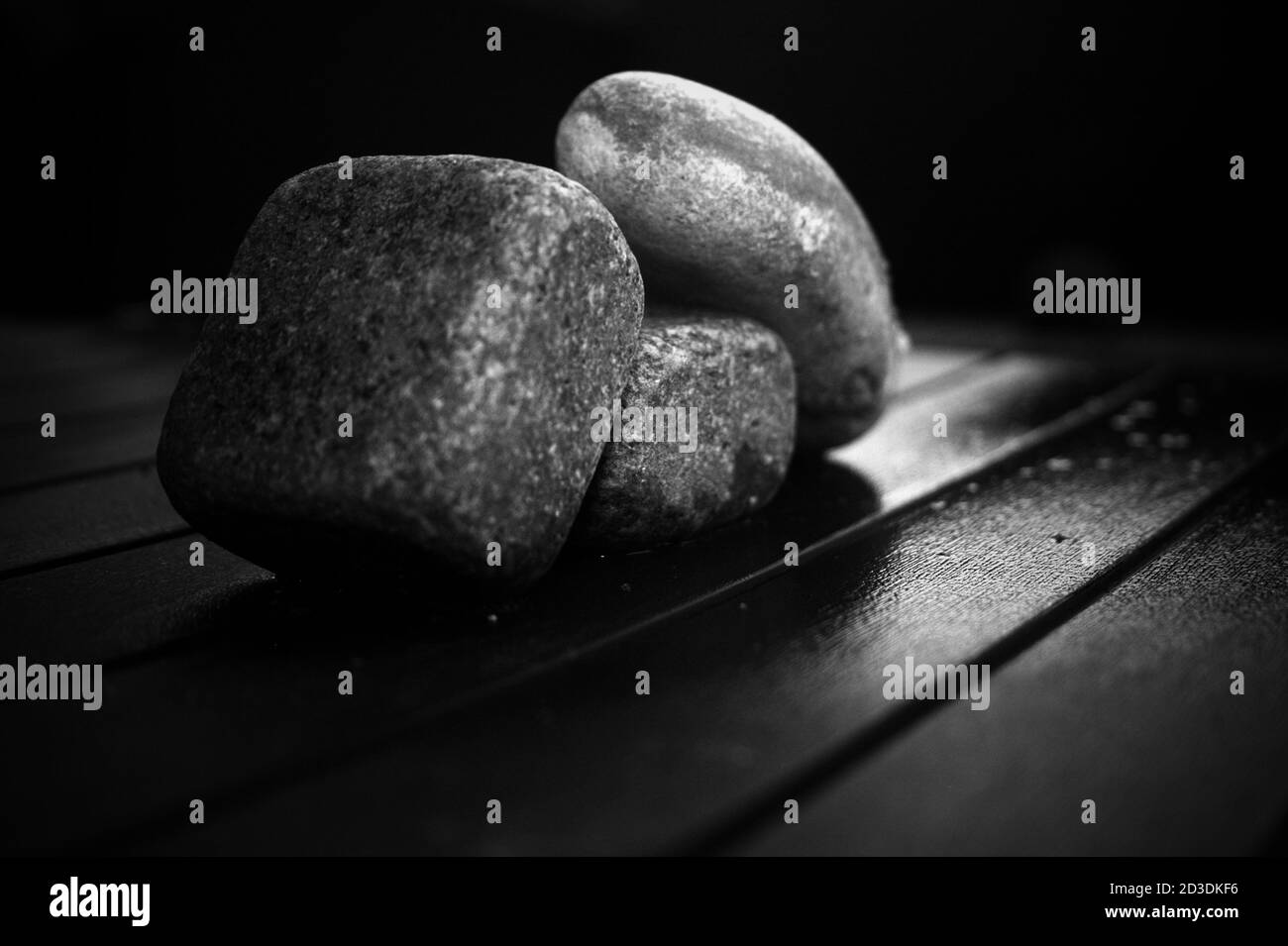 Steine in Perspektive Stockfoto