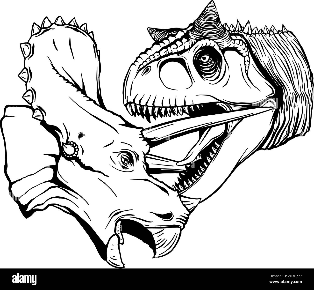 Dinosaur Vektor Illustration Full Color geeignet für jedes Grafikdesign Verwandtes Projekt Stock Vektor