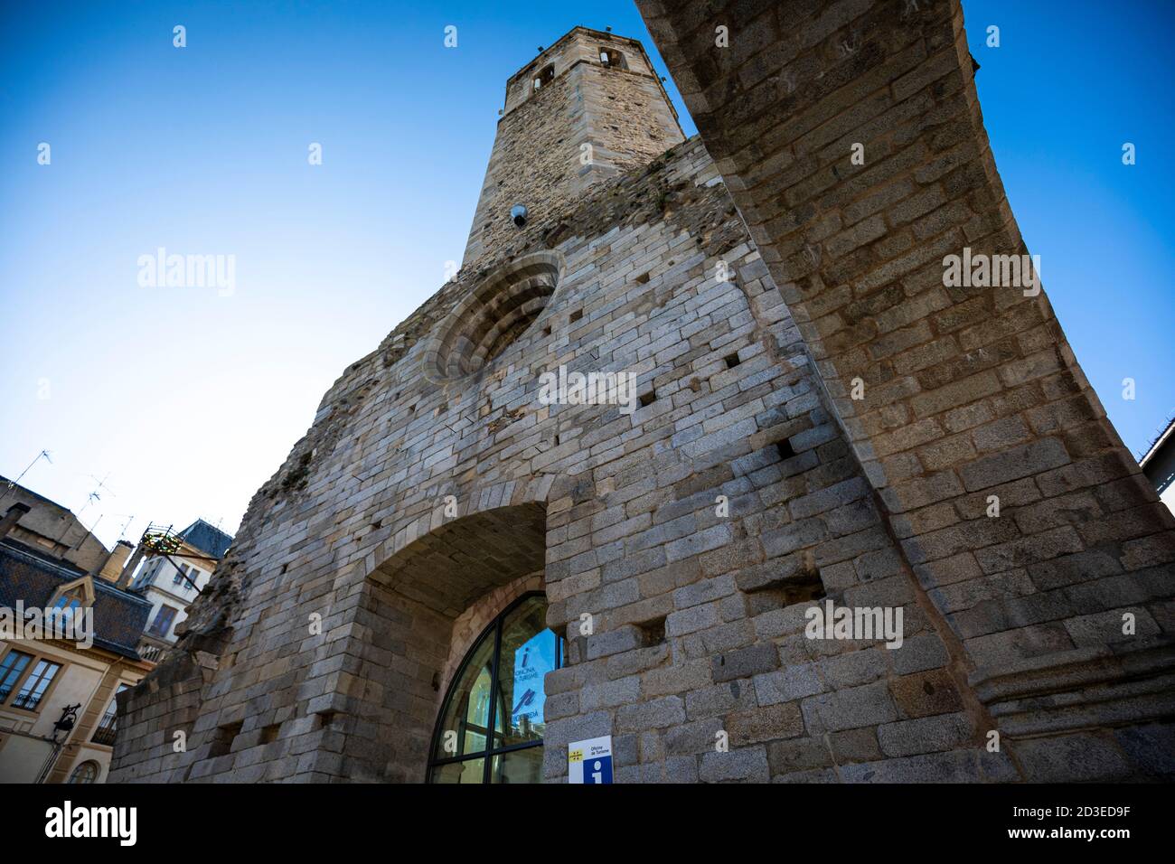 Glockenturm von Puigcerda, Cerdanya. Stockfoto