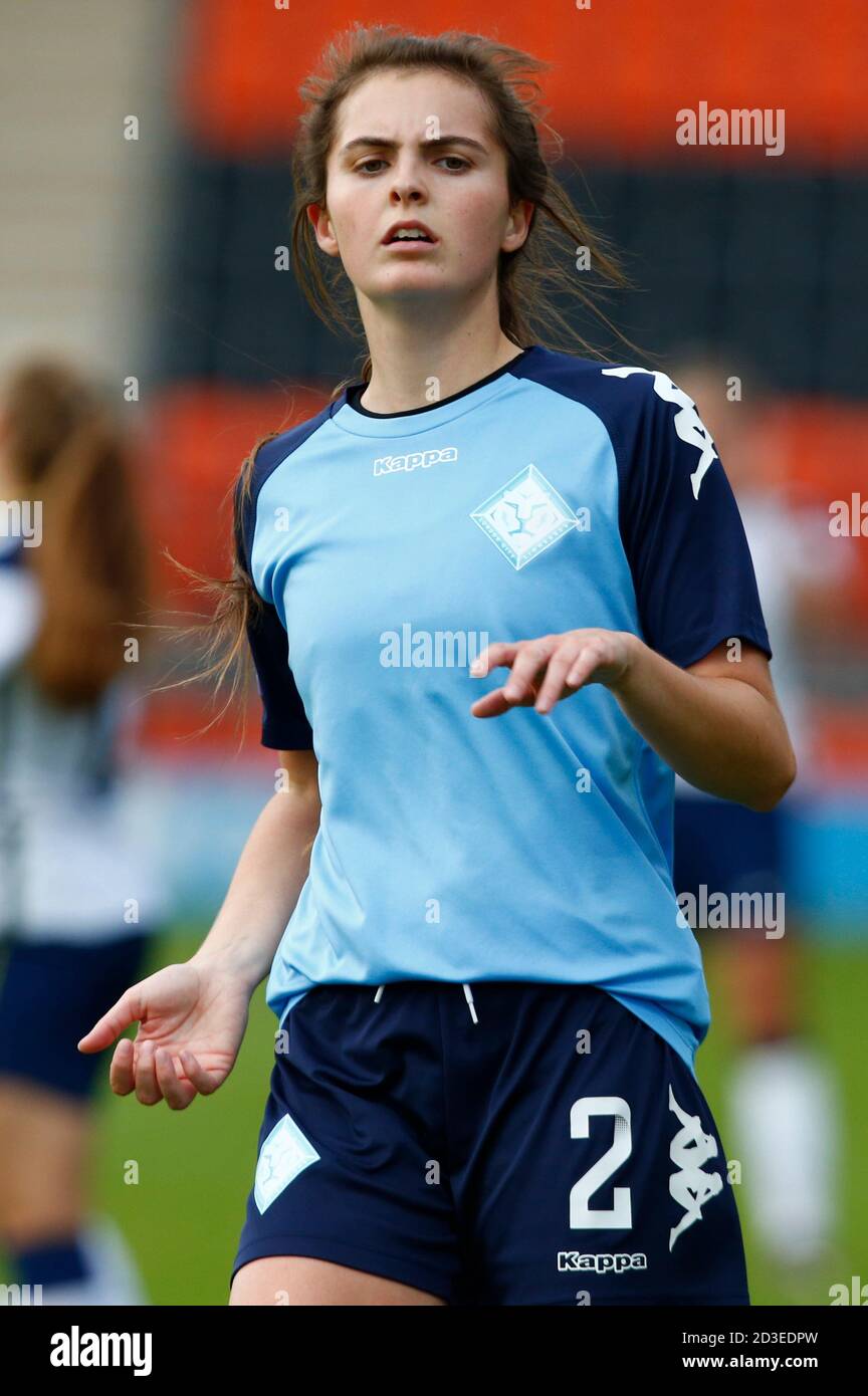 LONDON, ENGLAND - OKTOBER 07: Chantelle Mackie von London City Lionesses während des Continental Cup zwischen Tottenham Hotspur und London City Lionesses Stockfoto