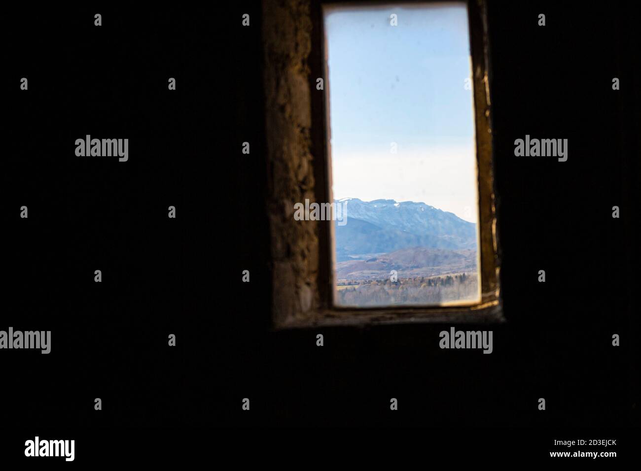 Cadi Berg in den puigcerda Turm, Cerdanya. Stockfoto