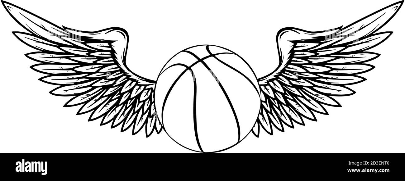 Vector Basketball isoliert auf einem weißen Hintergrund. Fitness-Symbol Stock Vektor