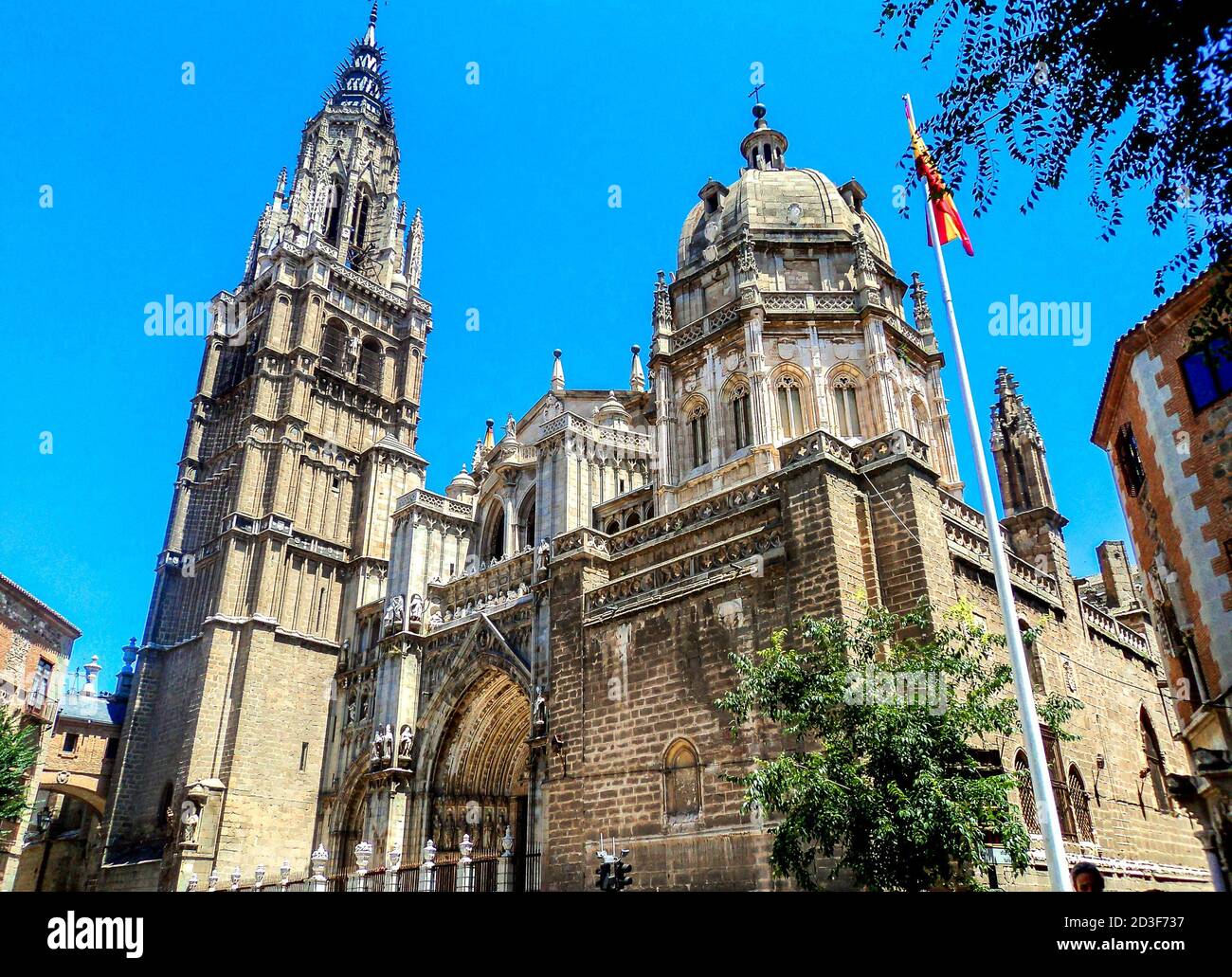 13. Jahrhundert Hochgotische Kathedrale Primada Santa Maria de Toledo (die Primatenkathedrale der Heiligen Maria von Toledo), Spanien Stockfoto
