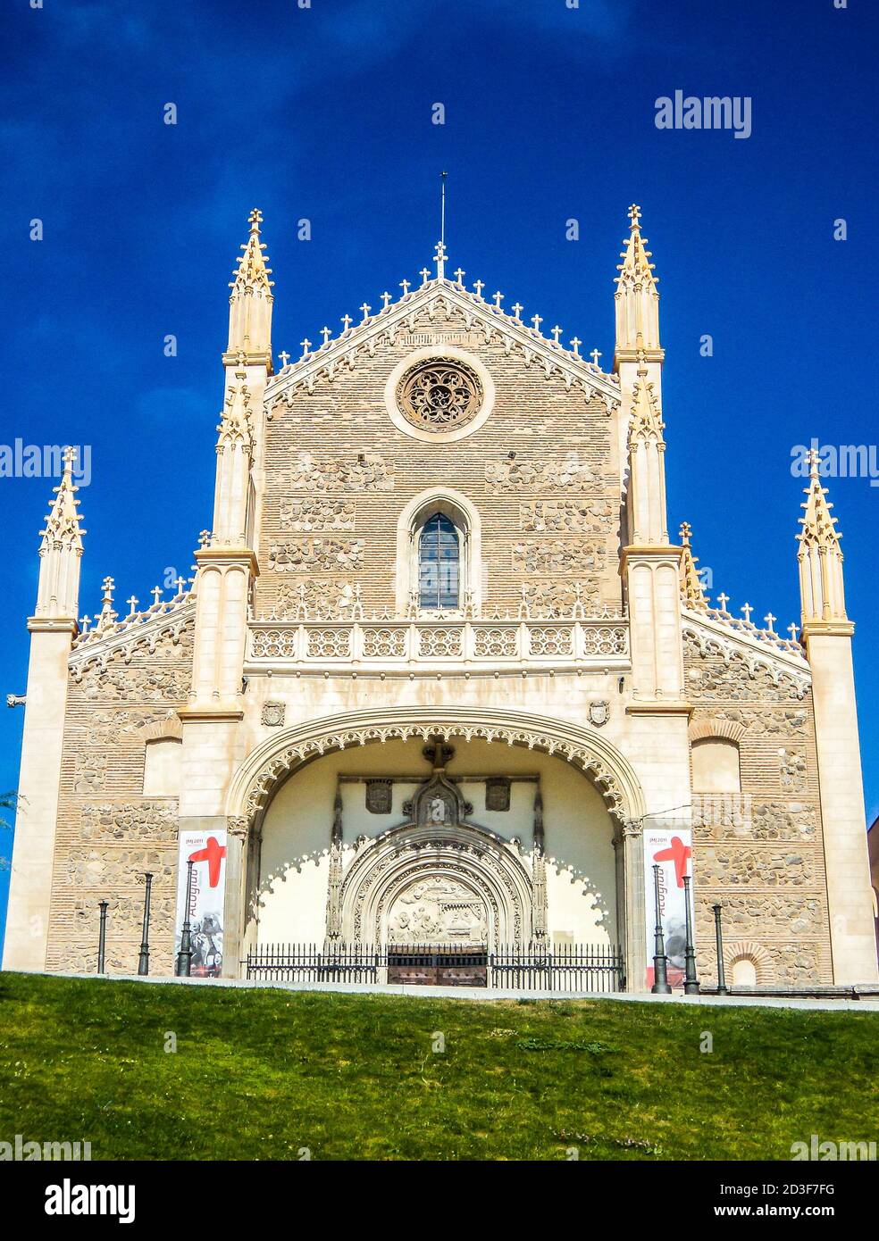 Kirche des heiligen Hieronymus des Königs (San Jeronimo el Real) - römisch-katholische Kirche neben dem Prado Museum. Madrid, Spanien. Stockfoto