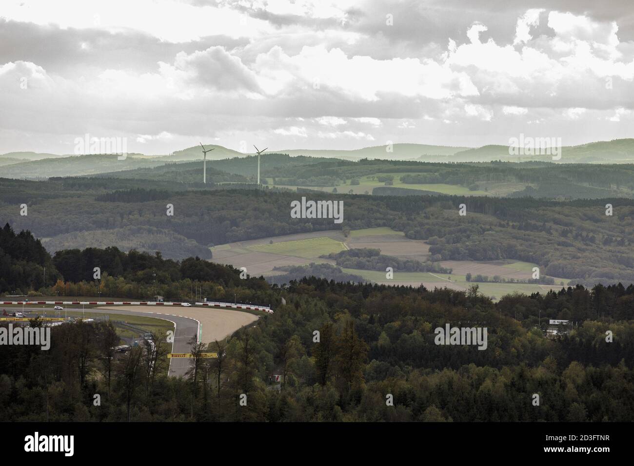 Ambient während der Formel 1 Aramco Grosser Preis der Eifel 2020, Eifel Grand Prix, vom 9. Bis 11. Oktober 2020 auf dem N.rburgring, in N.rburg, Deutschland - Foto Xavi Bonilla / DPPI Credit: LM/DPPI/Xavi Bonilla/Alamy Live News Stockfoto