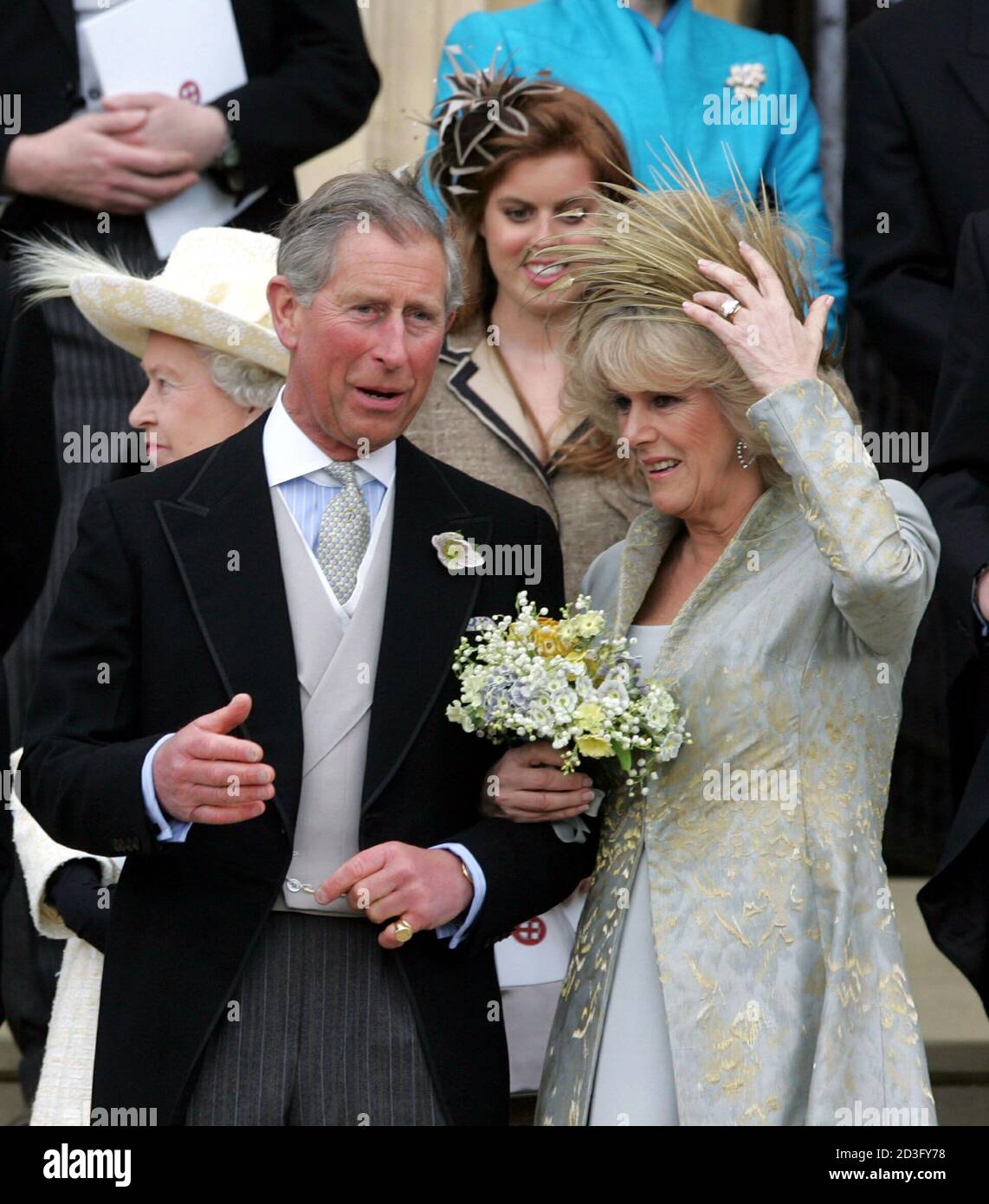 Princess Eugenie And Camilla Parker Bowles Stockfotos Und Bilder Kaufen Alamy 